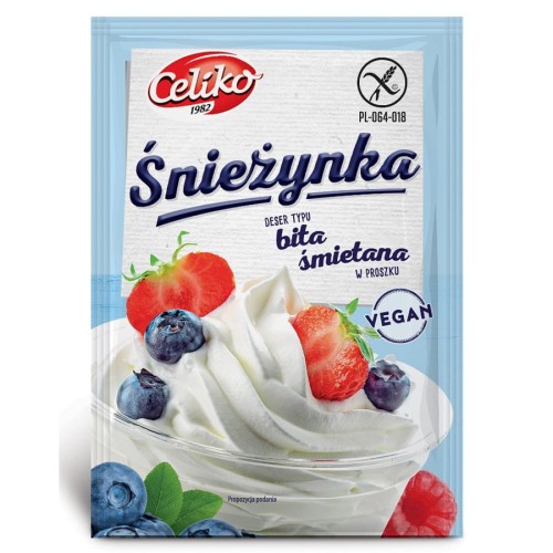 5900038002197 Bita śmietana Śnieżynka Celiko, 50g