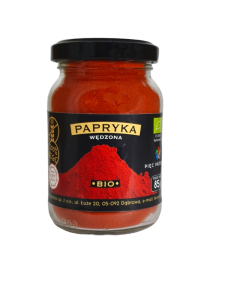 Papryka wędzona bezglutenowa BIO 85 g - Pięć Przemian