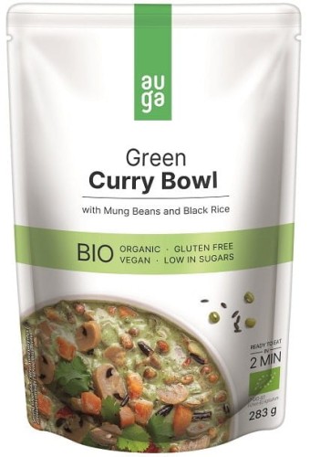 4779039732232 Danie zielone curry z fasolą mung i czarnym ryżem BEZGL. BIO 283 g