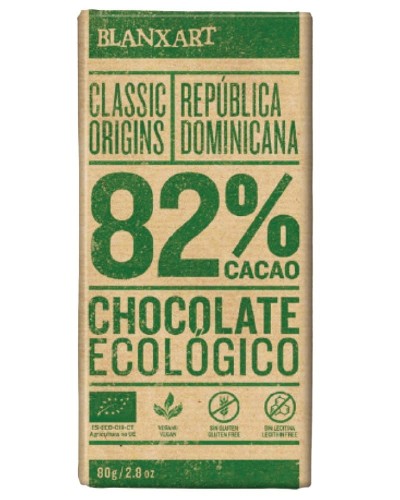 8436006835780 Czekolada gorzka 82% Dominikana BEZGL. BIO 80 g