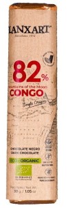 Czekolada gorzka 82% Kongo BG BIO 30g BLANXART