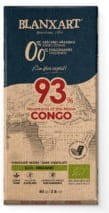 8436006833021 Czekolada gorzka 93% Kongo bez dodatku cukru i słodzików BEZGL. BIO 80 g