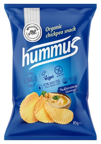 8588007731919 Chipsy z ciecierzycy o smaku hummusu BEZGL. BIO 85 g