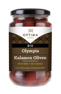 Oliwki czarne Kalamata w zalewie BIO 350 g/ 180g OPTIMA
