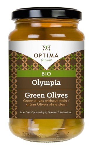 5200361800409 Oliwki zielone bez pestek w zalewie BIO 350 g/ 190 g