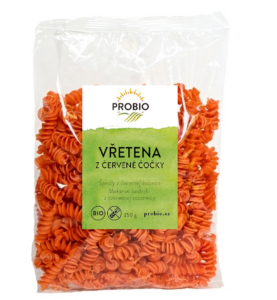 Makaron świderki z czerwonej soczewicy BIO 250g PROBIO