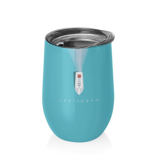 4260752956499 KUBEK ZE STALI NIERDZEWNEJ Z POKRYWKĄ UNPLUGGED 420 ml - CHIC-MIC