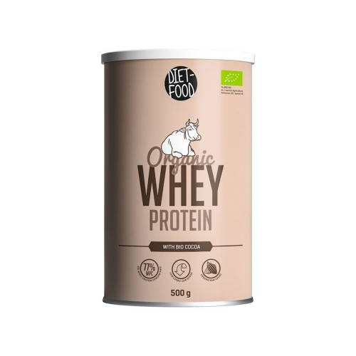 5901549275674 KONCENTRAT BIAŁKA SERWATKOWEGO Z KAKAO BIO 500 g - DIET-FOOD