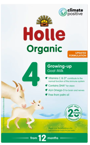 7640230491938 MLEKO NASTĘPNE KOZIE 4 DLA NIEMOWLĄT OD 12 MIESIĄCA BIO 400 g - HOLLE