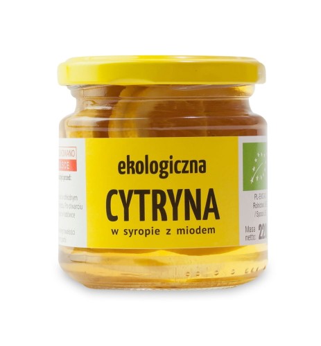 5905504066932 CYTRYNA W SYROPIE Z MIODEM BIO 220 g - KAMIONNA