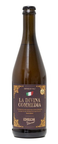5904257072191 KOMBUCHA O SMAKU MANDARYNKI I SYCYLIJSKIEJ CYTRYNY (DANTE ALIGHIERI) BIO 750 ml - KOMBUCHA BY LAURENT (PLATINIUM)