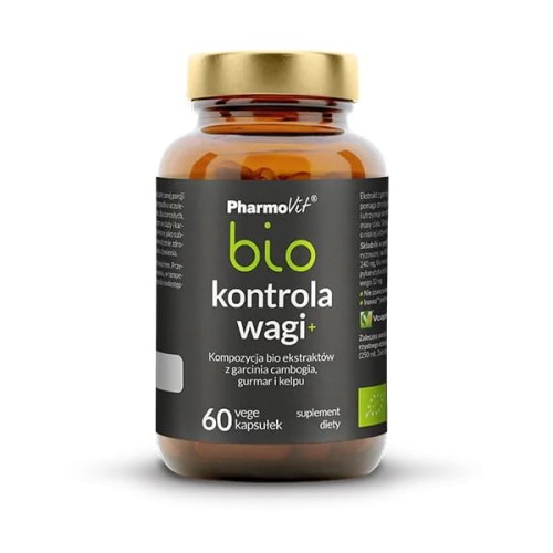 5904703900979 KAPSUŁKI NA KONTROLĘ WAGI BEZGLUTENOWE  BIO 60 szt. (33 g) - PHARMOVIT