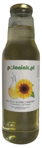 5902020922018 OLEJ SŁONECZNIKOWY DO SMAŻENIA I GOTOWANIA BIO 750 ml - POLONIAK