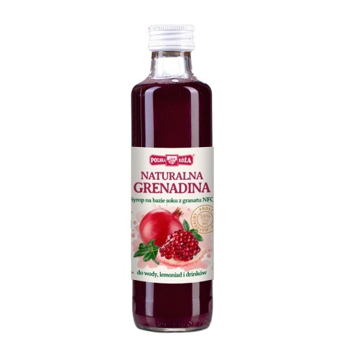 5905072471114 SYROP DO DRINKÓW I KOKTAJLI GRENADINA 250 ml - POLSKA RÓŻA