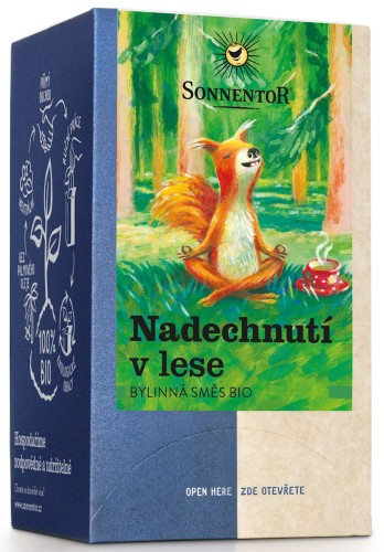 9004145026490 HERBATKA ZIOŁOWA GŁĘBOKI ODDECH W LESIE (DEEP BREATHING IN THE FOREST) BIO (18 x 1,2 g) 21,6 g - SONNENTOR
