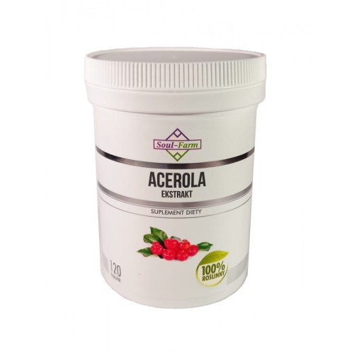 5902706732405 ACEROLA EKSTRAKT 120 KAPSUŁEK (600 mg) - SOUL FARM