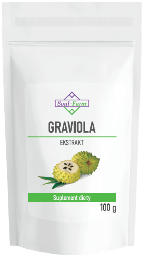 5905669640206 GRAVIOLA EKSTRAKT PROSZEK 100 g - SOUL FARM