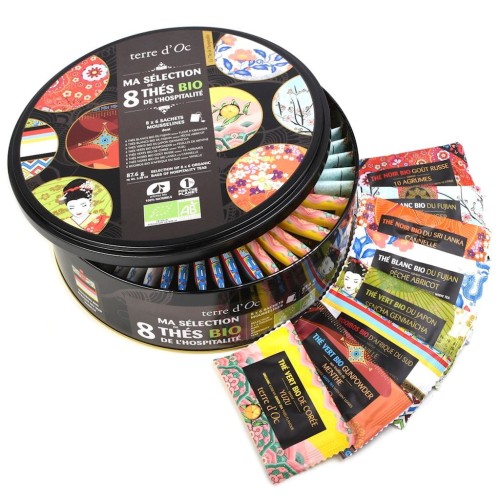 3700324436215 ZESTAW BIO HERBAT & ROOIBOS 8 SMAKÓW (TOREBKI) - TERRE D'OC
