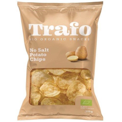 8718754502078 CHIPSY ZIEMNIACZANE NATURALNE BEZ DODATKU SOLI BIO 125 g - TRAFO