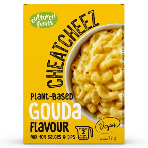 5907222657836 Roślinny sos lub dip "CHEATCHEEZ Gouda" Cultured Foods, 72g