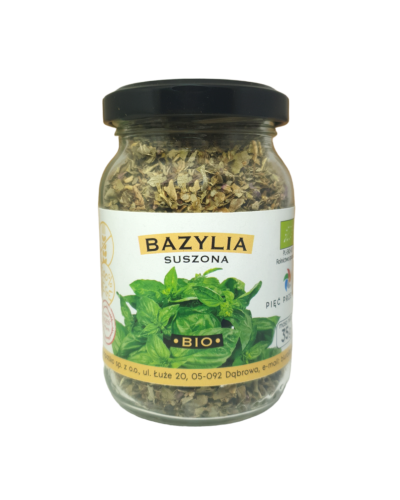 5902837812045 Bazylia suszona BIO 35 g - Pięć Przemian