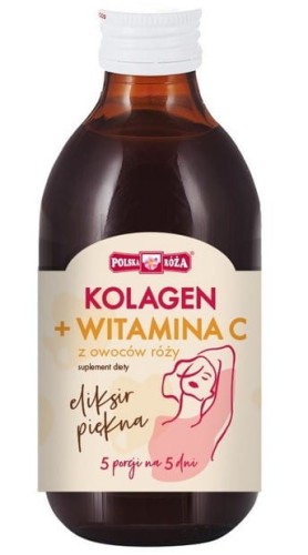 5905072471237 Eliksir piękna Kolagen z witaminą C z dzikiej róży 250ml
