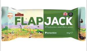 Baton Flapjack pistacjowy 80g WHOLEBAKE