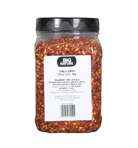 5903351624404 CHILI SUSZONE GRYS 1KG MIXBRANDS
