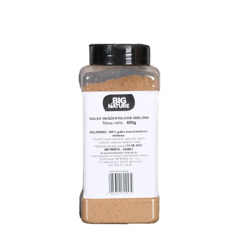 5903351624572 GAŁKA MUSZKATOŁOWA MIELONA 450G MIXBRANDS