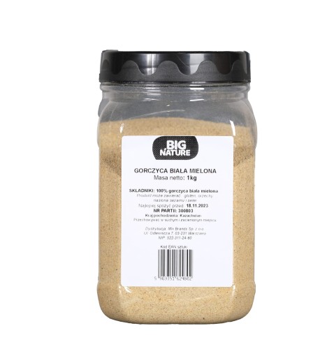 5903351624602 GORCZYCA BIAŁA MIELONA 1KG MIXBRANDS