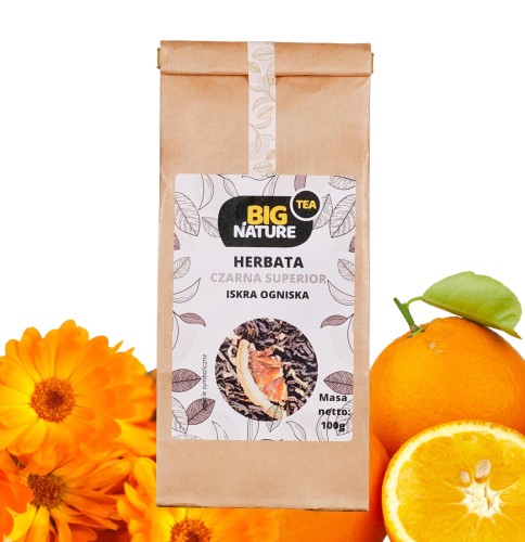 5903351627122 Herbata czarna SUPERIOR ISKRA OGNISKA 100g MIXBRANDS