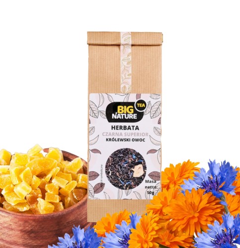 5903351626514 Herbata czarna SUPERIOR KRÓLEWSKI OWOC 50g MIXBRANDS