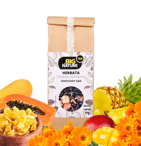 5903351627078 Herbata czarna SUPERIOR OWOCOWY SAD 50g MIXBRANDS
