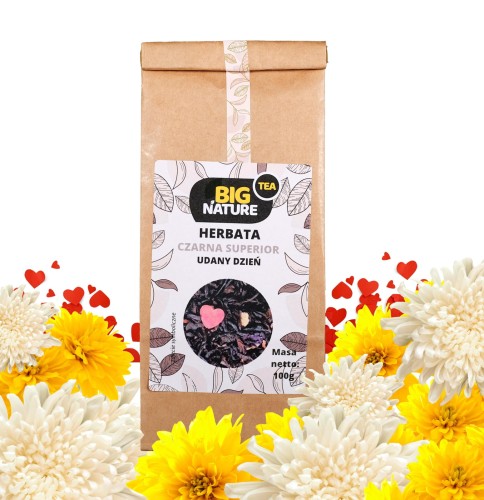 5903351626613 Herbata czarna SUPERIOR UDANY DZIEŃ 100g MIXBRANDS