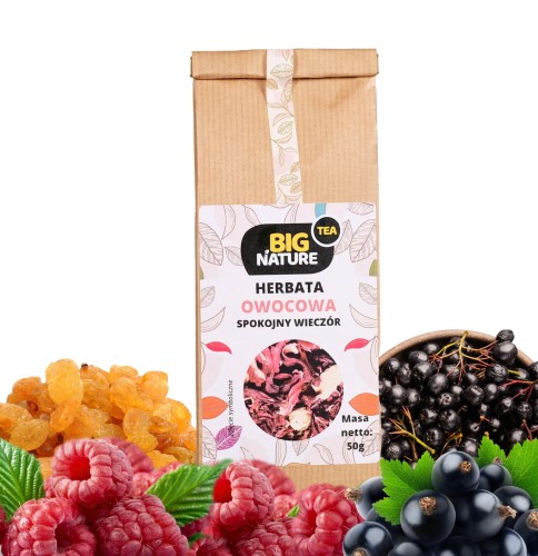 5903351626866 Herbata owocowa SPOKOJNY WIECZÓR 50g MIXBRANDS