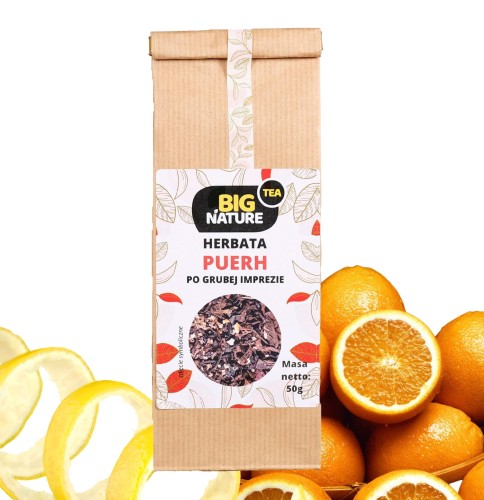 5903351626668 Herbata PUERH PO GRUBEJ IMPREZIE 50g MIXBRANDS