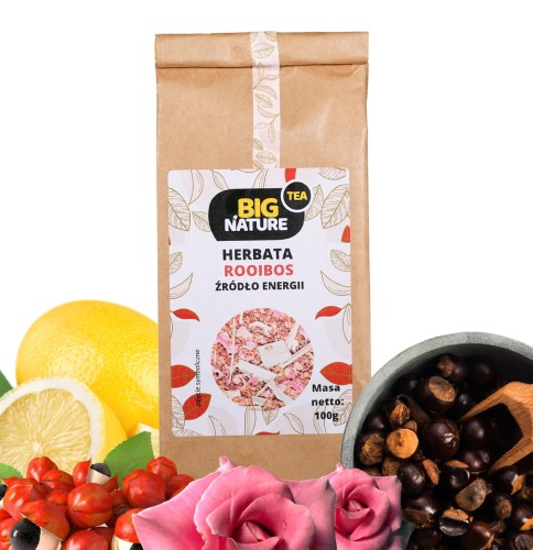 5903351628099 Herbata ROOIBOS ŹRÓDŁO ENERGII 100g MIXBRANDS