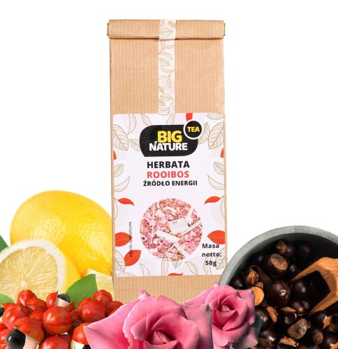 5903351628082 Herbata ROOIBOS ŹRÓDŁO ENERGII 50g MIXBRANDS