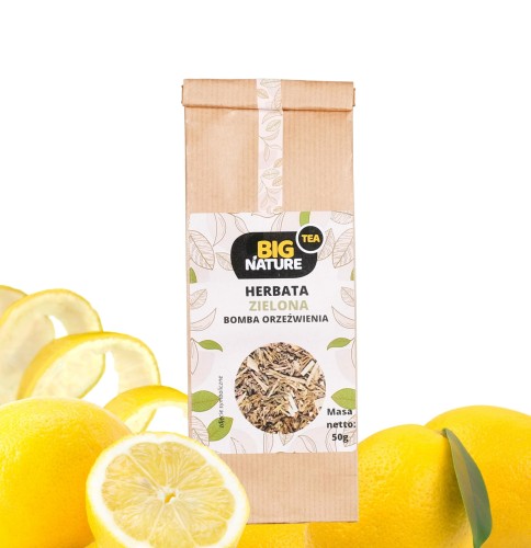 5903351627399 Herbata zielona BOMBA ORZEŹWIENIA 50g MIXBRANDS