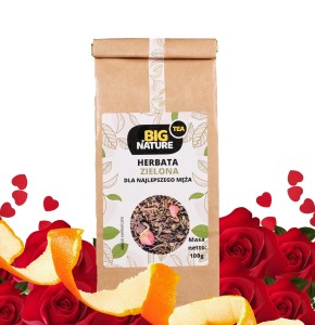 Herbata zielona DLA NAJLEPSZEGO MĘŻA 100g  MIXBRANDS