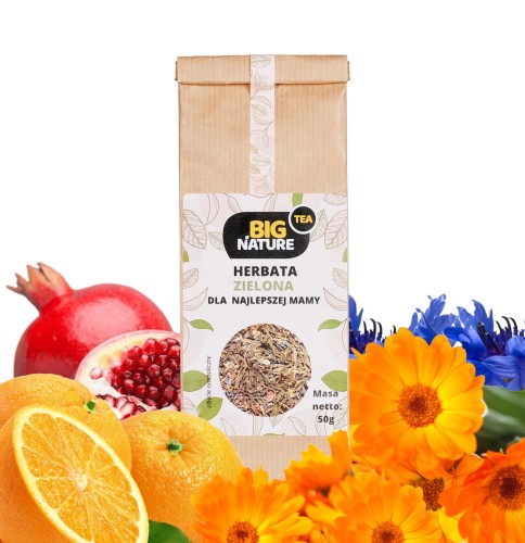 5903351627719 Herbata zielona DLA NAJLEPSZEJ MAMY 50g MIXBRANDS