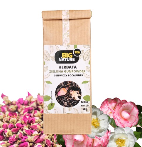 5903351627474 Herbata zielona GUNPOWDER DZIEWICZY POCAŁUNEK 50g MIXBRANDS