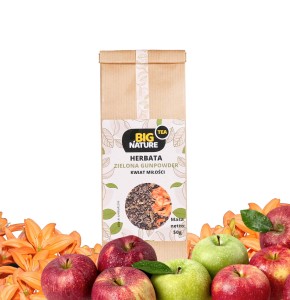 Herbata zielona GUNPOWDER KWIAT MIŁOŚCI 50g  MIXBRANDS