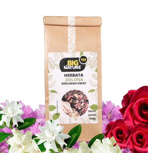 5903351627788 Herbata zielona KRÓLEWSKI KWIAT 100g MIXBRANDS