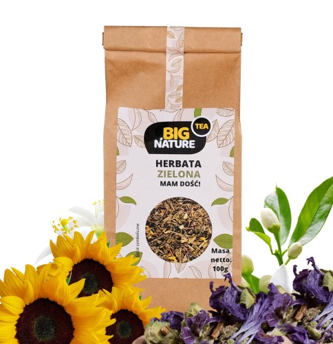 5903351627603 Herbata zielona MAM DOŚĆ 100g MIXBRANDS