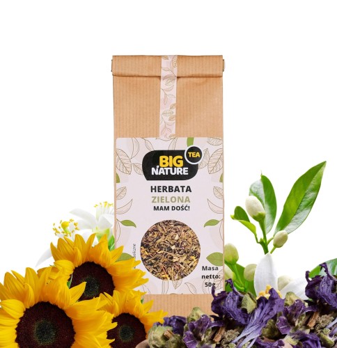5903351627597 Herbata zielona MAM DOŚĆ 50g MIXBRANDS