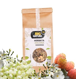 Herbata zielona RODZINNA 100g  MIXBRANDS