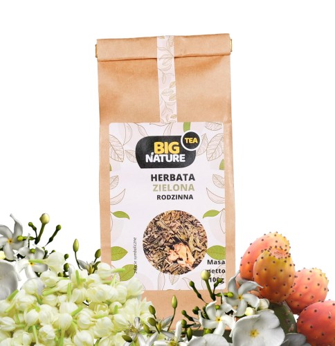 5903351627573 Herbata zielona RODZINNA 100g MIXBRANDS