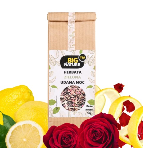 5903351626798 Herbata zielona UDANA NOC 50g MIXBRANDS