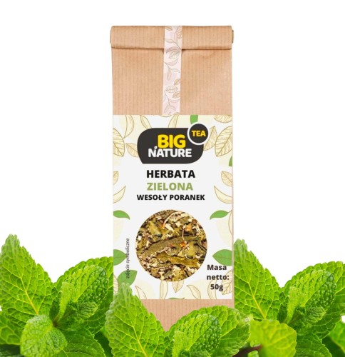 5903351626927 Herbata zielona WESOŁY PORANEK 50g MIXBRANDS